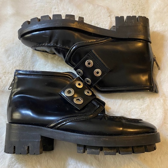 Sandro biker boot in black, size 37 - Picture 2 of 4